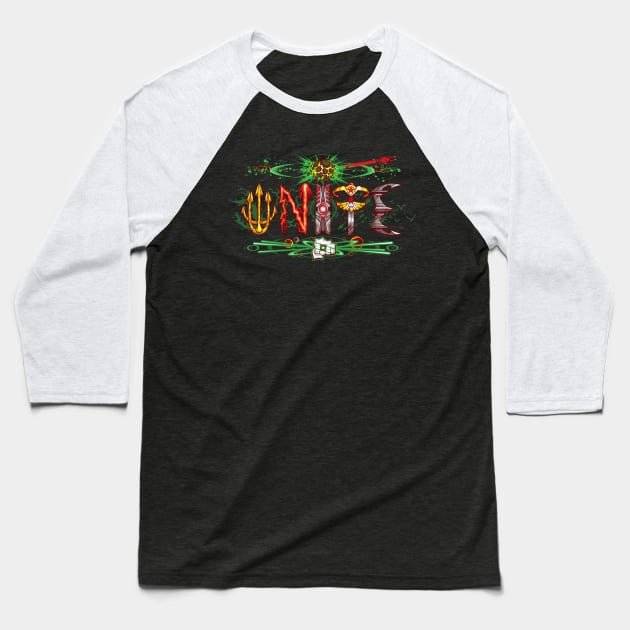 Unite Baseball T-Shirt by ShokXoneStudios